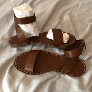 Madewell Leather ankle strap sandals